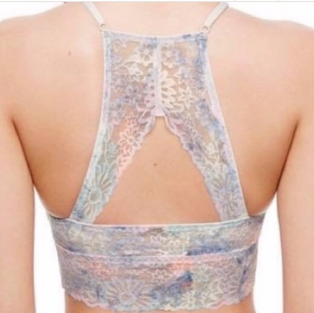 VS PINK FLORAL PASTEL HIGH NECK PUSH UP BR… - Picture 6 of 16